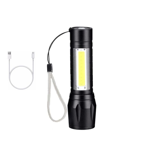 Strong Light Flashlight Rechargeable Multi-Purpose