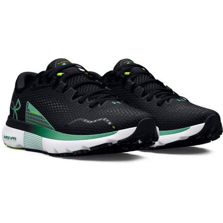 Under armour shoes hot sale black and green