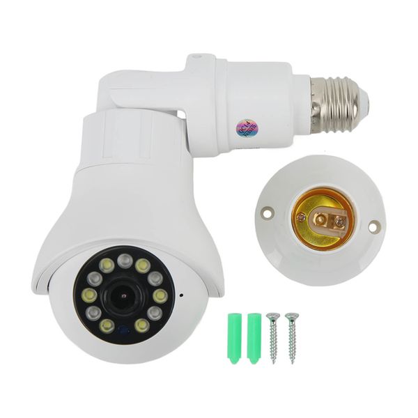 3MP E27 Light Bulb Camera WiFi 2-Way Audio