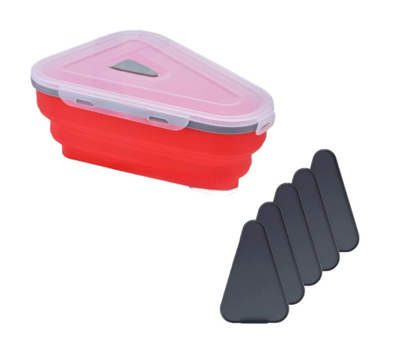 Collapsible Pizza Storage Lunch Box Container With 5 Dividers | Shop ...