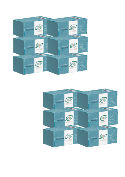 Caring4Girls Unscented Pantyliners 12 Packs