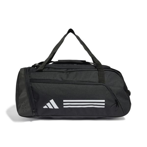 adidas Essentials 3-Stripes Duffel Bag - Small - Black/White