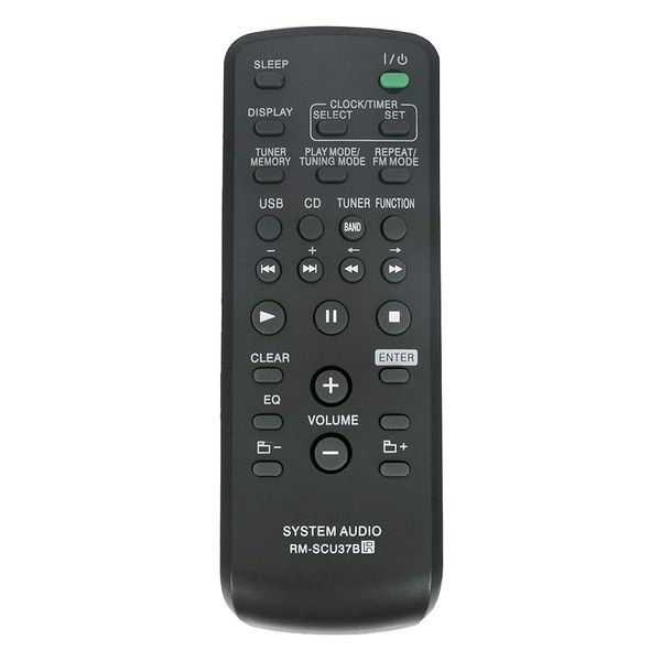 Remote RM-SCU37B Compatible with Sony Mini HI-FI Component LBT-SH2000 S
