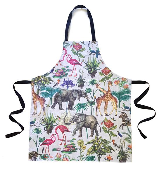 Vintage Wildlife Animal Apron 80 x 66cm