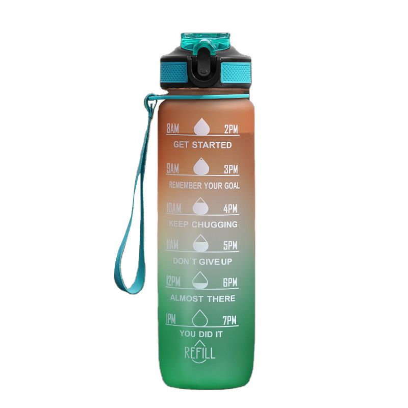 Boko 1L BPA and Toxin-Free Motivational Water Bottle Leakproof with ...