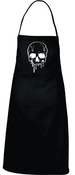 Boxed Trolls - Melting Skull Dad Grandad Uncle Christmas Apron
