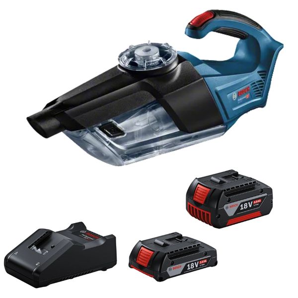 Bosch - Pro Cordless Gas Vacuum Cleaner - (18V) with Battery Starter Kit