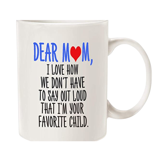Dear Mum Personalised Coffee Mug Women's Birthday Party Gift