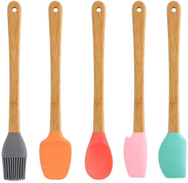 Yas-Mini Silicone Spatula 5 Piece Set
