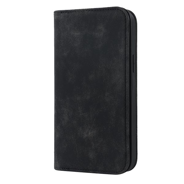 Flip Magsafe Mobile Phone Leather Case Compatible with iPhone 13 Pro Max