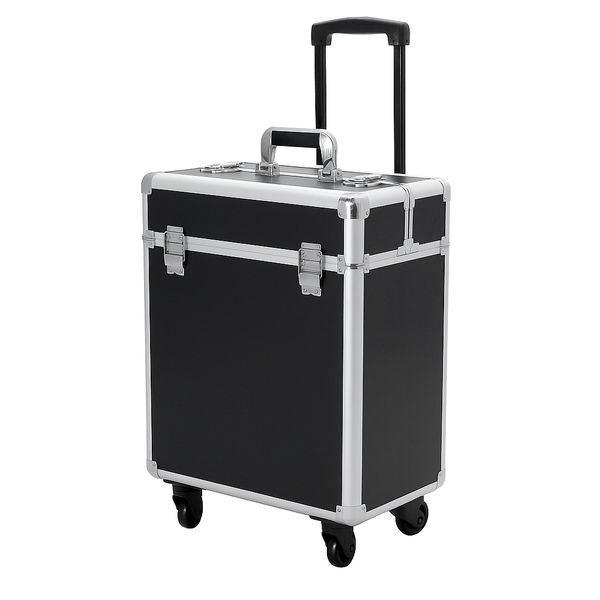 Professional Makeup Beauty Salon Cosmetics Trolley - Black