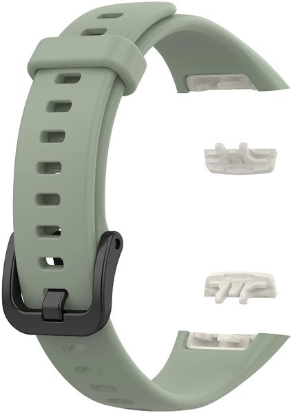 Silicone Strap Compatible with Huawei Band 6 &amp; Honor Band 6 - Green