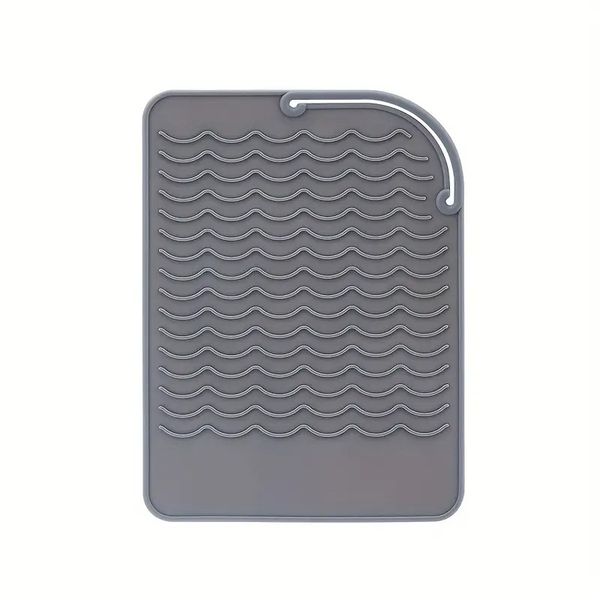 Heat Shield Silicone Mat for Styling Tools and Beauty Products