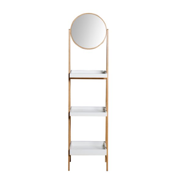 George &amp; Mason - Storage Rack With Mirror