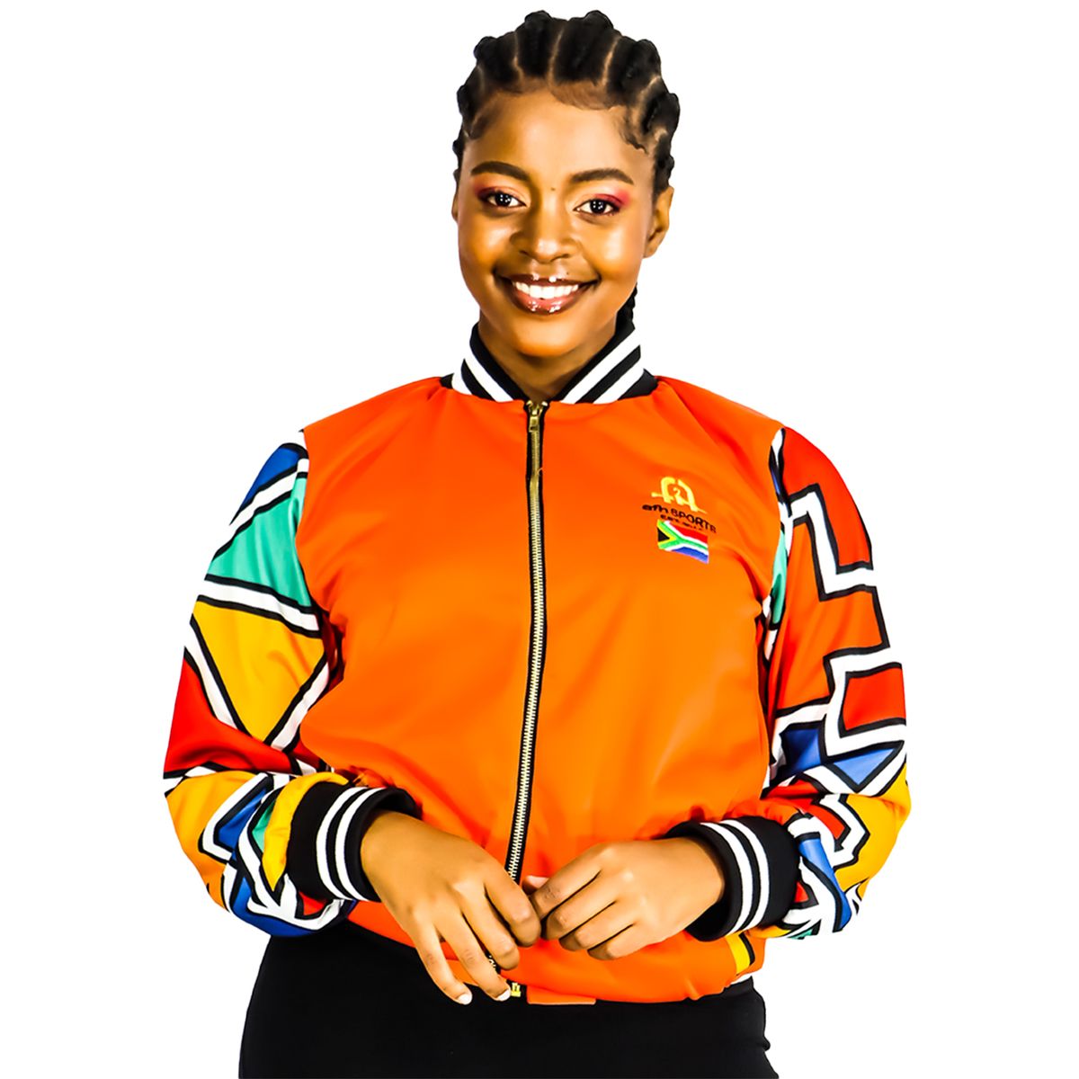 Africa Fashion House afhSports Ndebele Sleeve Tracksuit Top Shop