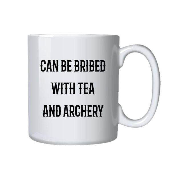 Tea and Archery Mug - Best Funny Novelty Cup Gift Idea for