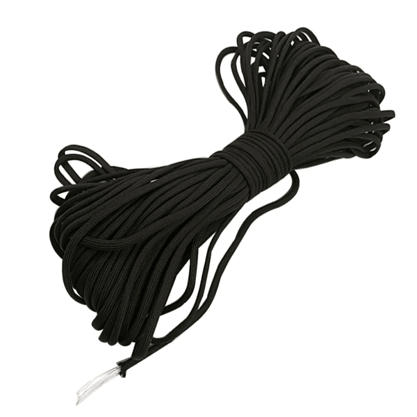 Paracord Cord Camping Survival Gear - Black