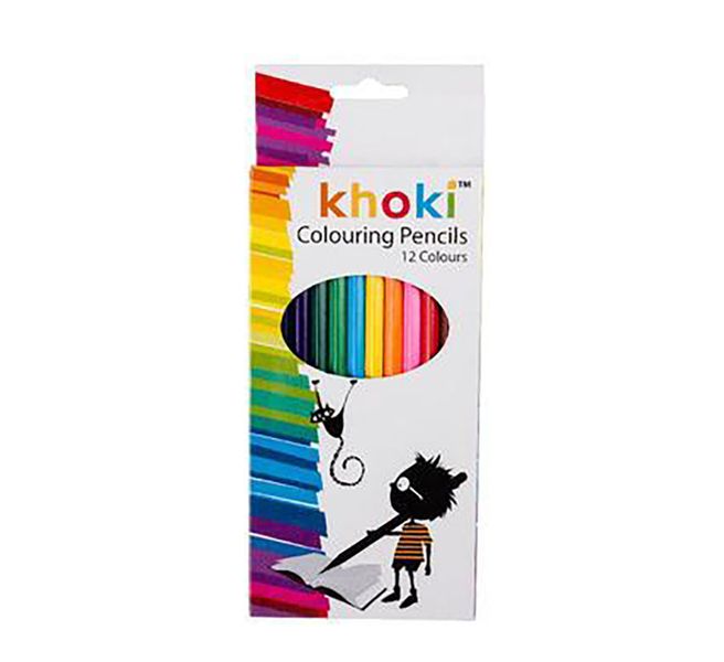 Khoki Colouring Pencils – 12 Colours