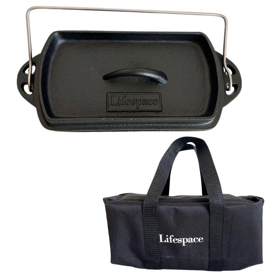 Lifespace Cast Iron Bread Pot with Handle & Bag Shop Today. Get it