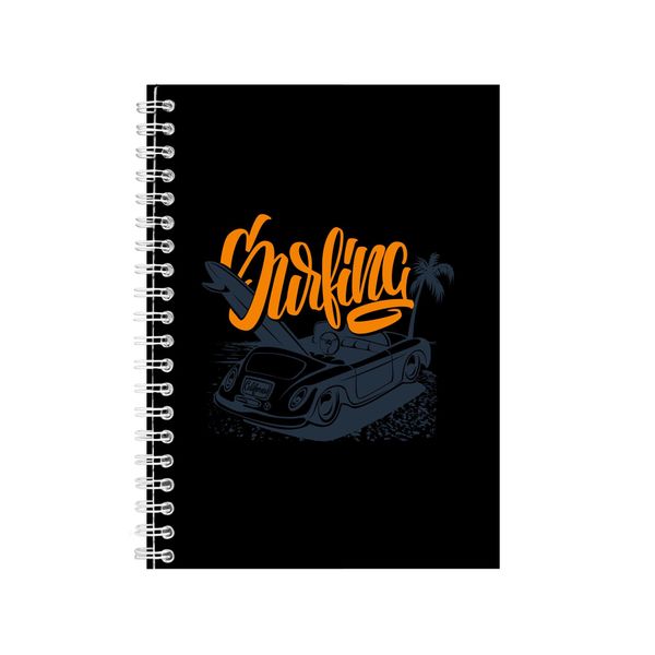 Surfing Notebook Summer Gift Idea A5 Notepad 150