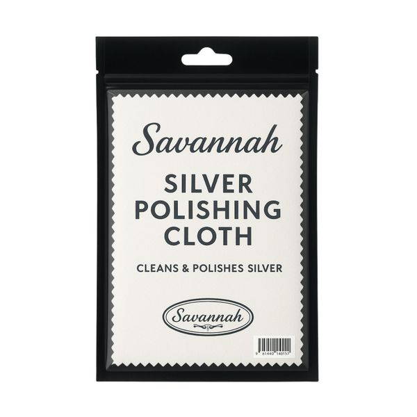 Silver Polishing Cloth - Cleans &amp; Restores Shine | Savannah