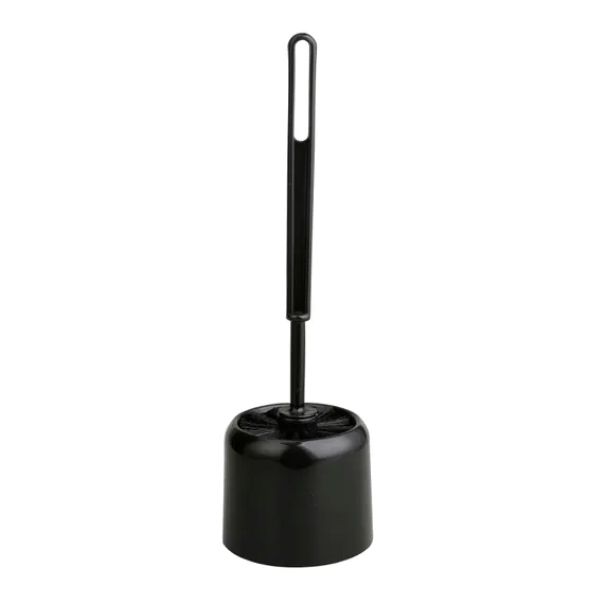 Funky Plastic Toilet Brush Black