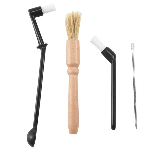 4 Pcs Coffee Machine Cleaning Set Coffee Grinder Brush Coffee Machine Group