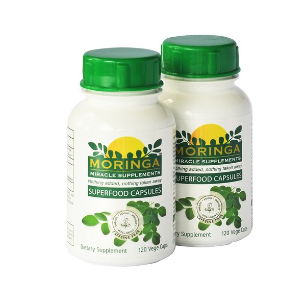 Moringa Capsules 120's x 2 - Dietary Supplement