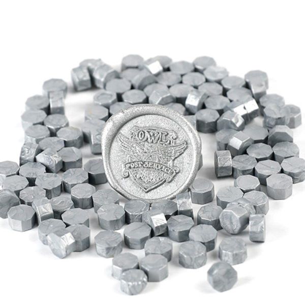 Trocraft Wax Seal Beads 100pc Silver