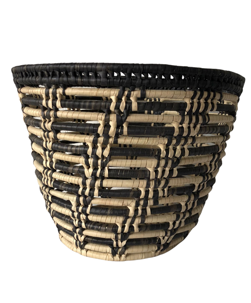 Decorative Monochrome Multi Purpose Woven Basket