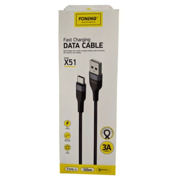 Foneng X51 Fast Charging Data Cable - USB-C