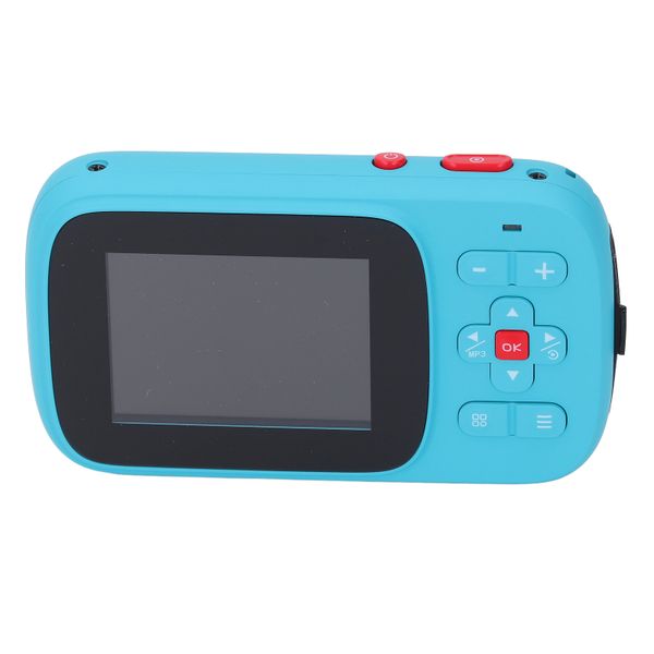 72MP Vlogging Camera, 2.5K, 16X Zoom, Anti-Shake, 2.4" IPS, Blue