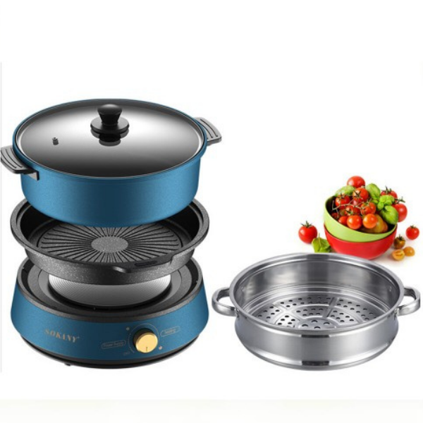 3-in-1 Sokany 4L Electric Cooker SK-2006