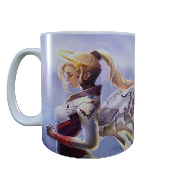 Mercy Cityscape - Overwatch Coffee Mug
