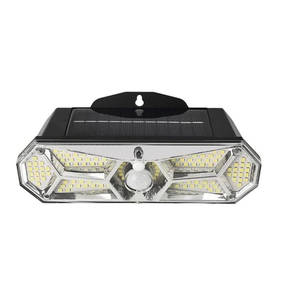 Rechargeable Waterproof Solar Powered Wall 126COB Light With Sensor Motion