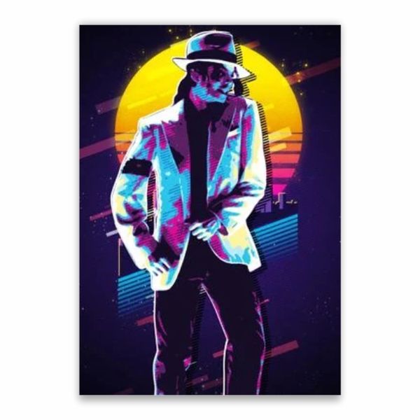 Smooth Criminal Cartoon Poster - A1