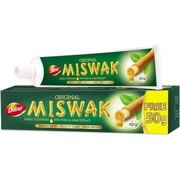 Dabur Miswak Herbal Toothpaste 175g Strong Teeth/Healthy Gums&amp;Fresh Breath