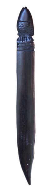 African Styled Ebony Hand Carved Letter Opener