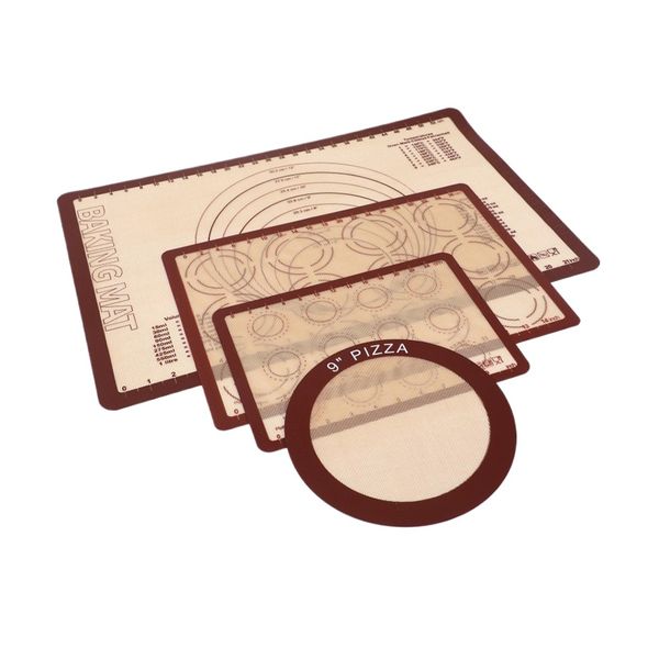 High Temperature Resistant Non-Stick Food Grade Silicone Baking Mat Set