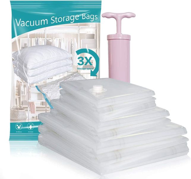 Vacuum Storage Bags with Hand Pump -10 Pack Space Saver Bag