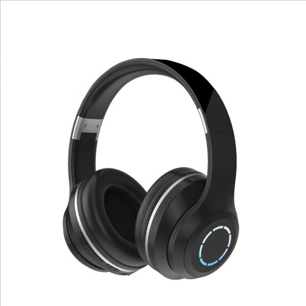 Bluetooth Headphones Cool Gaming Headset Wireless Headphones,Use 4h - Black