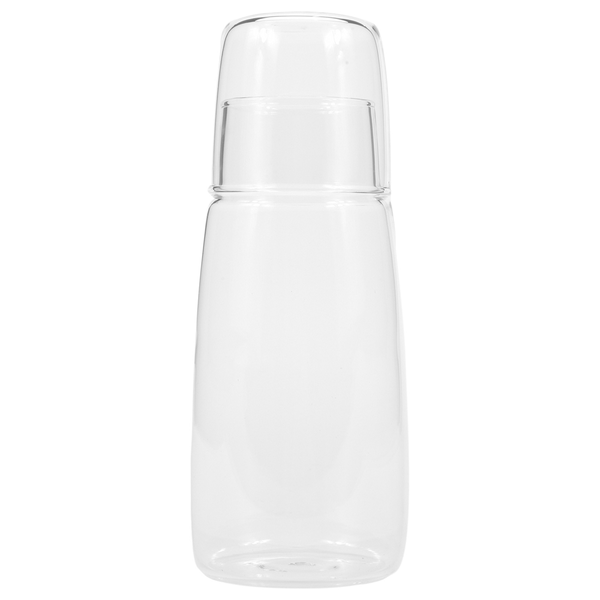 Clear Bedside Water Carafe Set with Tumbler Glass