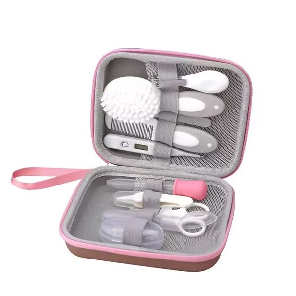 Baby Grooming Kit Organizer: Water-Resistant Bag with Brush Tools
