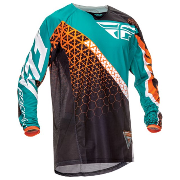 Fly Kinetic Trifecta Black/ Teal Jersey image