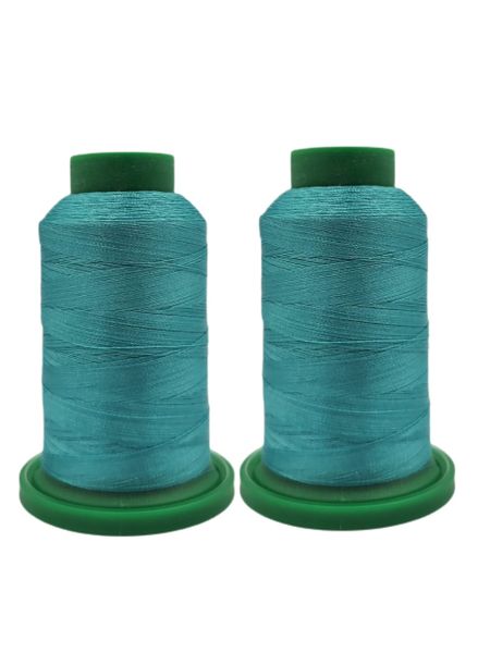 Teal Green Embroidery Cotton (Isacord -code - 4620) - 2 Pack