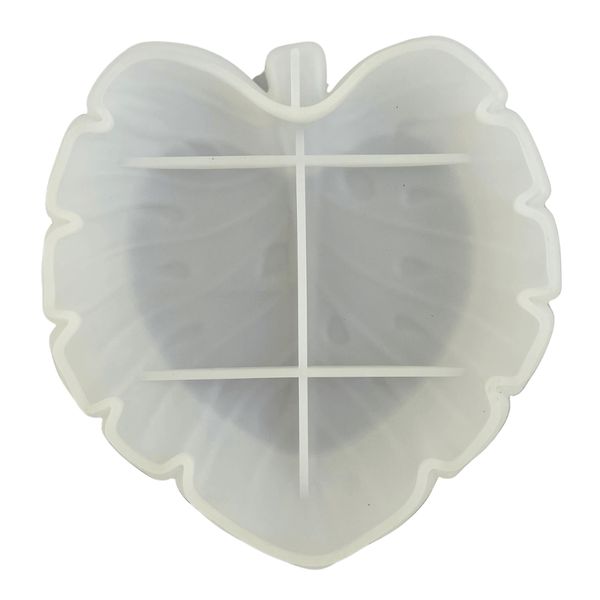 Home Decor DIY Multifunctional Silicone Palm Leaf Tray Mould (16cm)