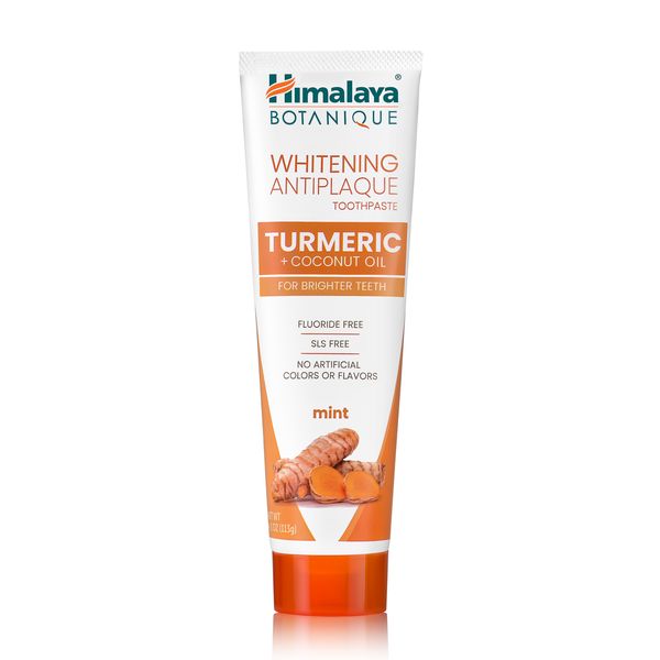 Himalaya Botanique Anti-Plaque Turmeric &amp; Coconut Oil Toothpaste 113g