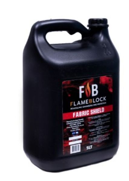 Fabric Shield - fire Retardant for Furniture and Fabrics - 5 Liters