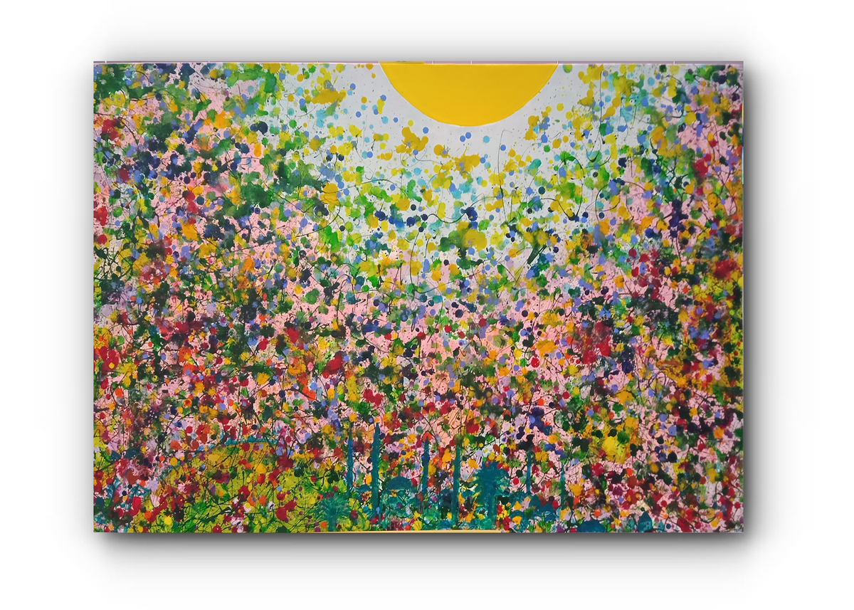 Art Abstract Print on Canvas reflection of the sun Shop Today