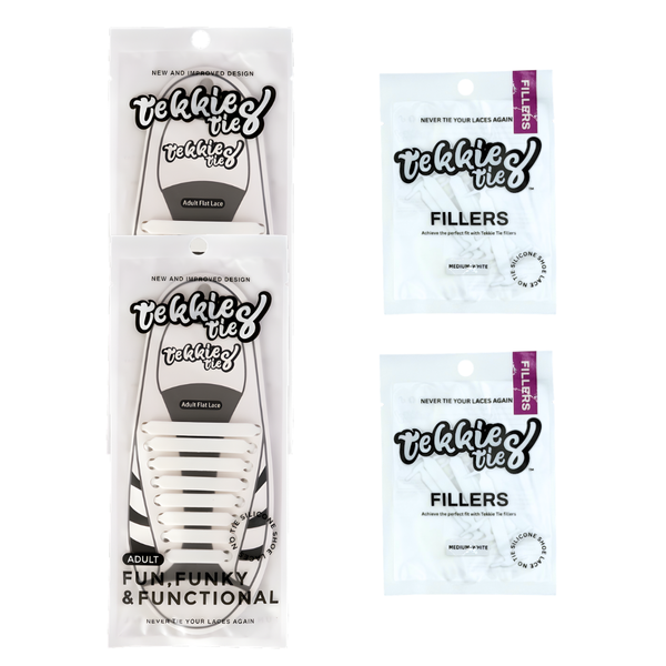 Tekkie Ties CleanStep Medium Comfort Pack